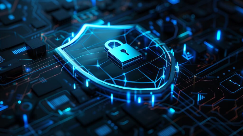 concepto visual de cyber seguridad