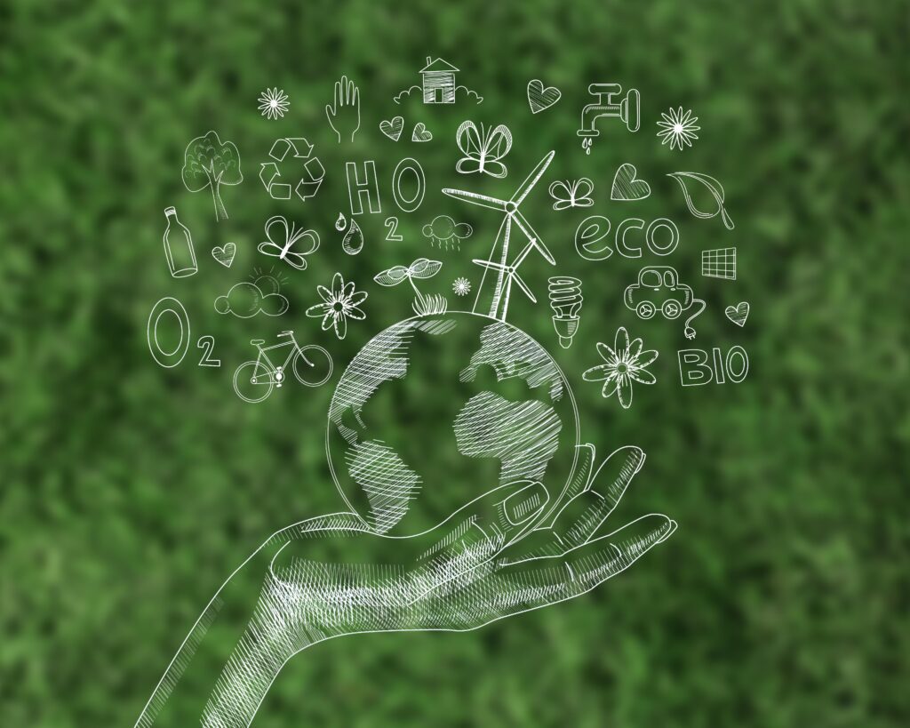 concepto visual del dia del medio ambiente